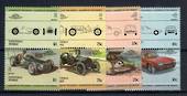 NANUMAGA 1985 Automobiles. Third series. Set of 8 in joined pairs. - 21086 - UHM