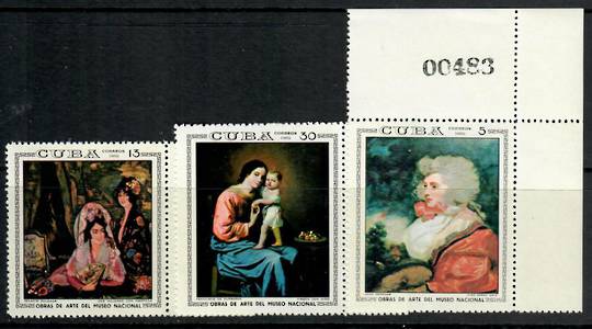 CUBA 1969 National Museum Paintings. Second series. Set of 7. - 24910 - UHM