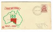 AUSTRALIA 1957 South Australia on illustrated first day cover. - 32024 - FDC