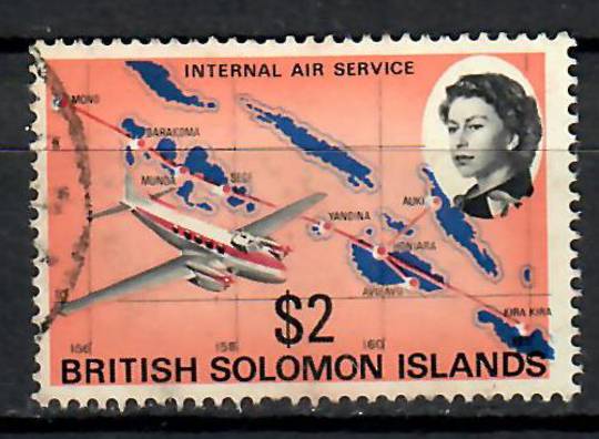 SOLOMON ISLANDS 1968 Definitive $2.00. The high value in the set. - 70802 - FU