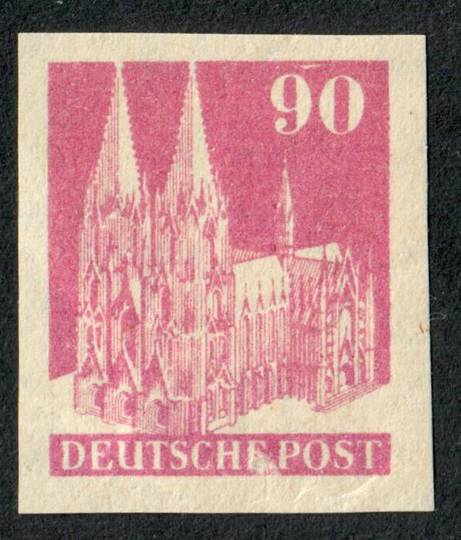 ALLIED OCCUPATION of GERMANY British and American Zones 1948 Definitive 90pf Bright Mauve. Unlisted. Imperforate. - 76068 - UHM