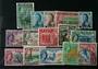 FIJI 1954 Elizabeth 2nd Definitives. Set of 15. - 20056 - Used