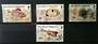 FRENCH POLYNESIA 1962 set of 4. Fish. - 20165 - VFU
