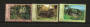 CHRISTMAS ISLAND 1994 Steam Locomotives. Set of 3. - 20532 - UHM
