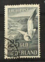 NETHERLANDS 1951 Air 25g Gull. Good perfs. Centred slightly east. Good stamp. - 21257 - VFU
