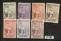 BELGIUM 1933 Anti Tuberculosis Fund. Set of 7 . Only with great difficulty can one tell that the 5f has been hinged as good as U