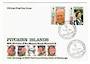 PITCAIRN ISLANDS 1991 65th Birthday of Queen Elizabeth and 70th Birthday of Prince Philip. Set of 2 on first day cover. - 32161