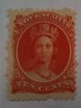 NOVA SCOTIA 1860 Chalon Head 10c Vermilion. Very lightly hinged. - 72536 - LHM