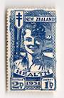 NEW ZEALAND 1931 Health 2d Blue Boy. Presentable copy but the reverse is untidy and has two tone spots. - 74624 - Mint