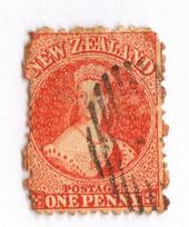 NEW ZEALAND 1862 Full Face Queen 1d Red. - 10007 - Used