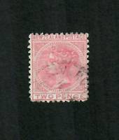 NEW ZEALAND 1874 Victoria 1st First Sideface 2d Red. - 10020 - FU