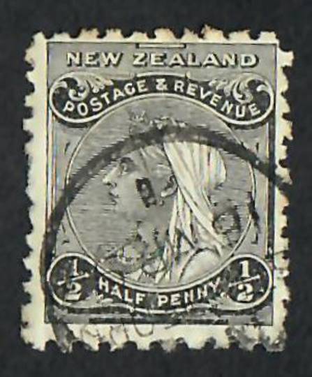 NEW ZEALAND 1882 Victoria 1st Second Sideface ½d Black. - 10027 - FU