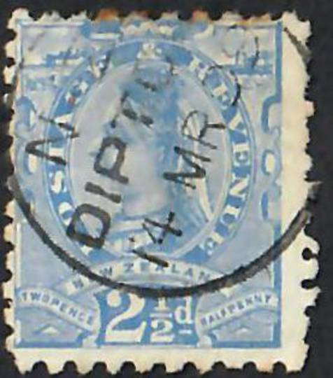 NEW ZEALAND 1882 Victoria 1st Second Sideface 2½d Blue. - 10030 - FU
