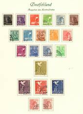 GERMANY Allied Occupation 1947 Definitives. Set of 21. - 100358 - VFU