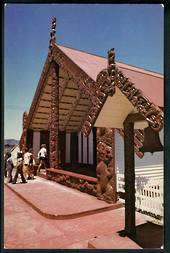 Modern Coloured Postcard in large size of Maori Meeting House Rotorua. - 100443 - Postcard