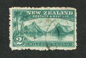 NEW ZEALAND 1898 Pictorial 2/- Milford Sound. - 10049 - FU
