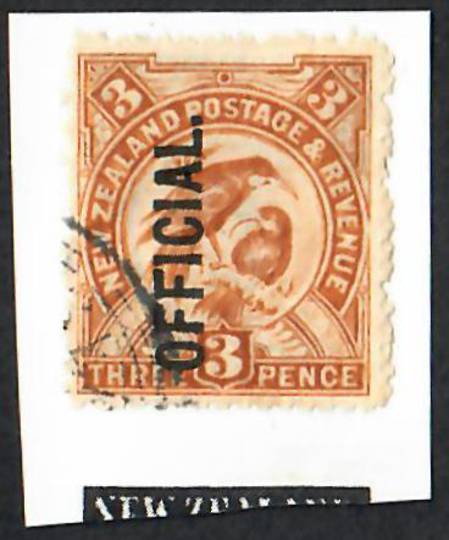 NEW ZEALAND 1898 Pictorial 3d Official. - 10051 - FU