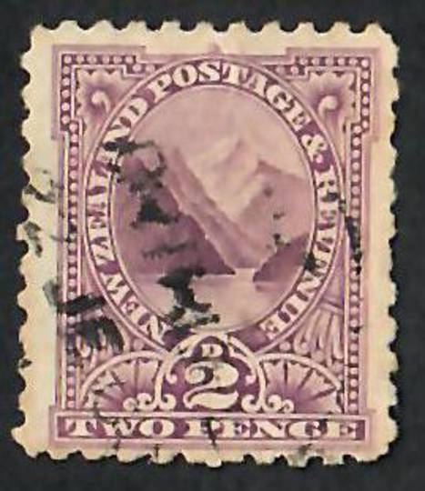 NEW ZEALAND 1898 Pictorial 2d Mt Pembroke Lilac. - 10058 - FU