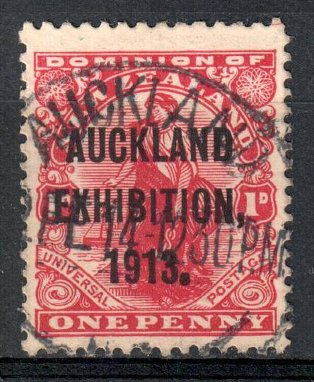 NEW ZEALAND 1913 Auckland Exhibition 1d Red. - 10093 - FU