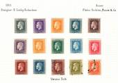 NEW ZEALAND 1915 Page of Geo 5th. All low value Definitives except the admirals. - 100964 - Mixed