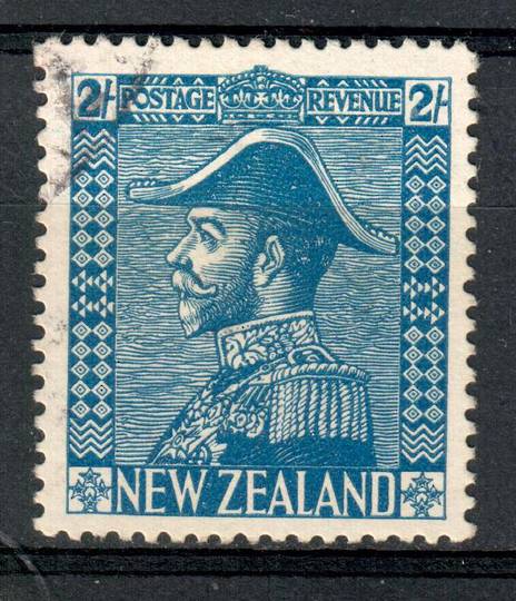 NEW ZEALAND 1926 Geo 5th Admiral Definitive 2/- Blue. - 10142 - FU