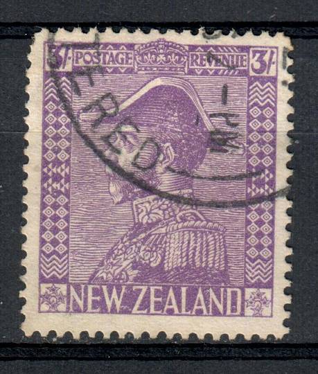 NEW ZEALAND 1926 Geo 5th Admiral Definitive 3/- Purple. - 10143 - FU