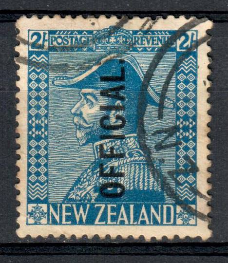 NEW ZEALAND 1926 Geo 5th Admiral Official 2/- Blue. - 10145 - FU