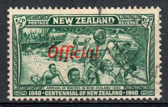 NEW ZEALAND 1940 Centennial Official. Set of 11. - 10239 - VFU