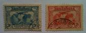 AUSTRALIA 1931 Kingsford Smith Flights. Set of 2. Nice postmark and perfs. - 11 - FU