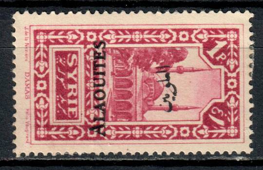 ALAOUITES 1925 Definitive 1p Claret. Surcharge inverted. - 11007 - Mint