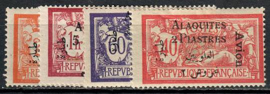 ALAOUITES 1925 Air. Stamps of France surchrged. Set of 4. - 11012 - Mint