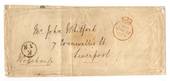 GREAT BRITAIN 1853 London to Liverpool. Red Official Paid Handstamp. E/NR in circle. - 131746 - PostalHist