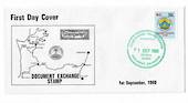 NEW ZEALAND Alternative Postal Operator Stampways 1988 30c Blue on first day cover. Otorohanga Travel Centre Perrys Buses. - 132