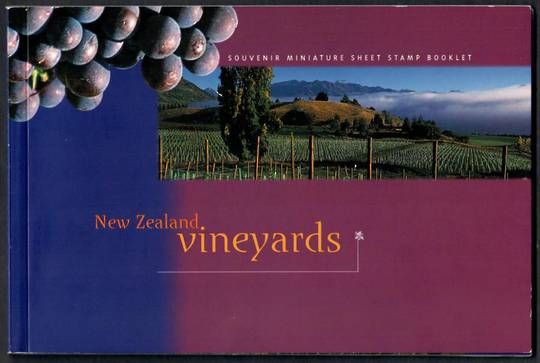 NEW ZEALAND 1997 Vineyards. Booket with special miniature sheets. - 135002 - Booklet