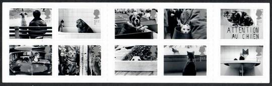 GREAT BRITAIN 2001 Cats and Dogs. Sheetlet of 10. - 135222 - UHM