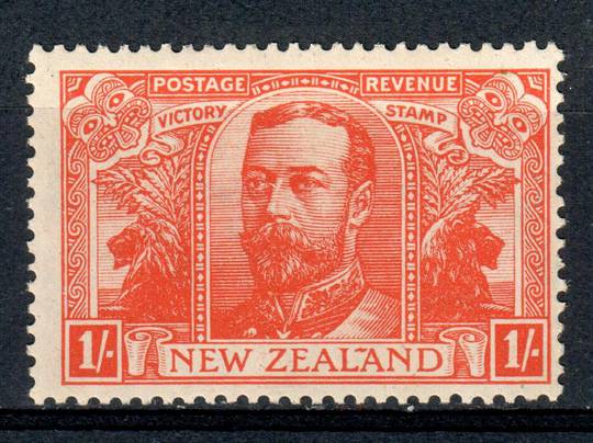 NEW ZEALAND 1920 Victory 1/- Orange. - 136 - UHM