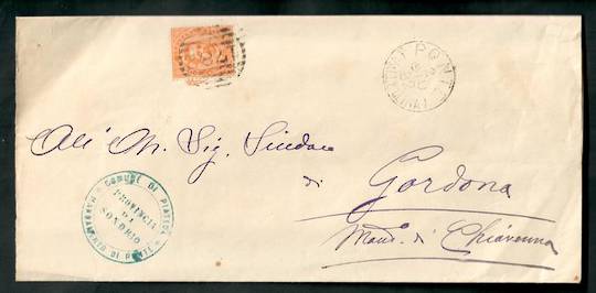 ITALY 1882 Letter from Ponte Valtelina. Cancel 651. - 138753 - PostalHist