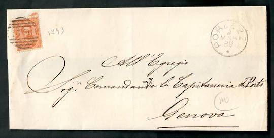 ITALY 1889 Letter to from Porlez to Chiavenna. - 138755 - PostalHist