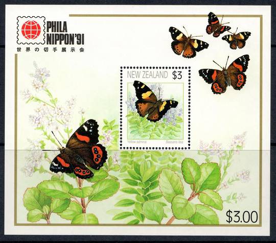 NEW ZEALAND 1991 Phila Nippon 1991 International Stamp Exhibition. Set of 2 miniature sheets. - 14026 - UHM