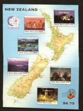 NEW ZEALAND 1997 Pacific '97 International Stamp Exhibition. Set of 2 miniature sheets. - 14051 - UHM
