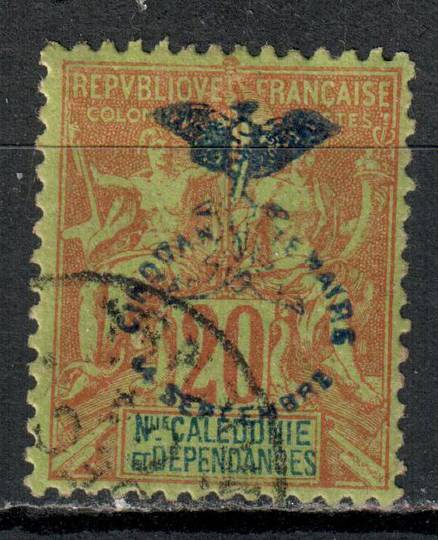 NEW CALEDONIA 1903 50th Anniversary of the French Annexation 20c Red on green. - 1433 - VFU