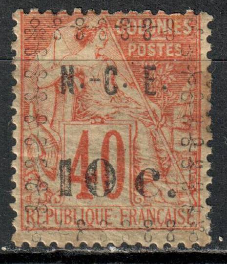 NEW CALEDONIA 1891 Definitive Surcharge 10c on 40c Red on yellow. - 1440 - Mint