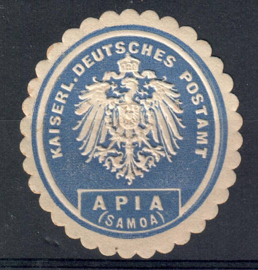 SAMOA Seal-Kaiserl Deutsches Postamt Apia Samoa. - 1536 - UHM
