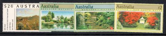 AUSTRALIA 1989 Botannical Gardens High values. Face $A37.00 - 16084 - UHM