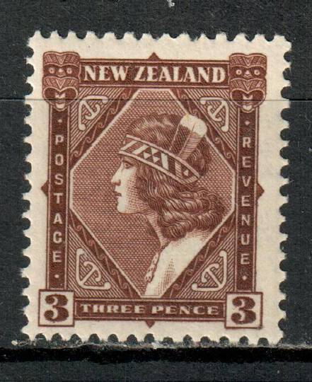 NEW ZEALAND 1935 Pictorial 3d Brown. - 162 - UHM