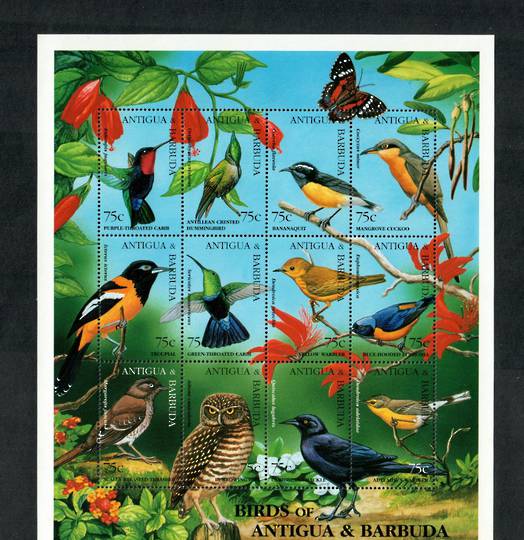 ANTIGUA and BARBUDA 1995 Birds. Miniature sheet. - 19850 - UHM
