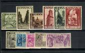 BELGIUM 1933 Orval Abbey Resoration Fund. Set of 11(excluding the miniature sheet stamp). Very lightly hinged. - 20014 - LHM