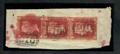 NEW ZEALAND 1906 Christchurch Exhibition ½d Green on postcard showing maori poi dance. Postcard has some aging. Clear postmark