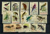 NORFOLK ISLAND 1970 Definitives Birds. Set of 15. - 20055 - VFU