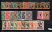 DAHOMEY Selection of Postage Dues 1906 to 1941. includes SG D33- D40, set of 8. Mainly VFU and MNG. - 20081 - Mixed